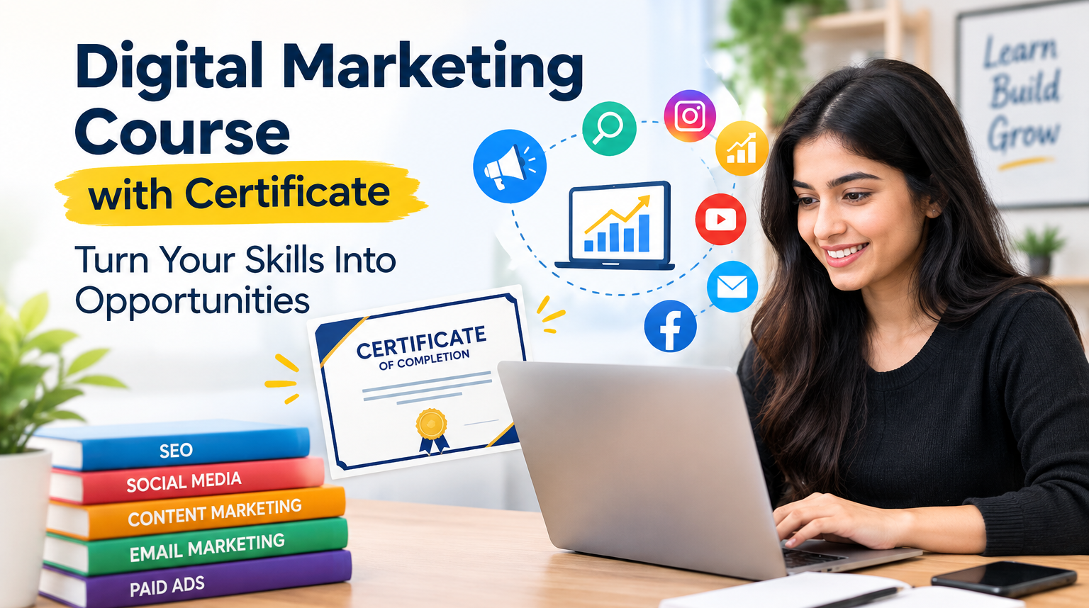Digital Marketing Course with Certificate for skill development and career opportunities